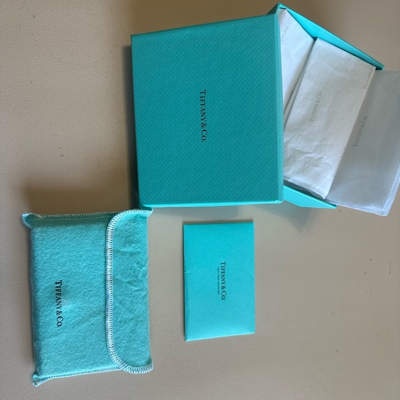 Tiffany card wallet -calf skin blue - Picture 3 of 9